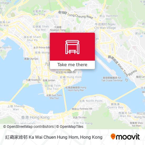 紅磡家維邨 Ka Wai Chuen Hung Hom map