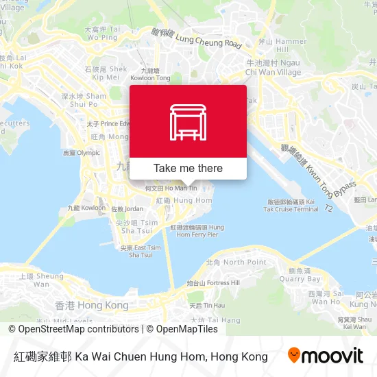 紅磡家維邨 Ka Wai Chuen Hung Hom map