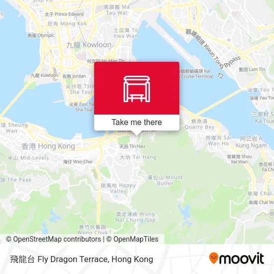 飛龍台 Fly Dragon Terrace map