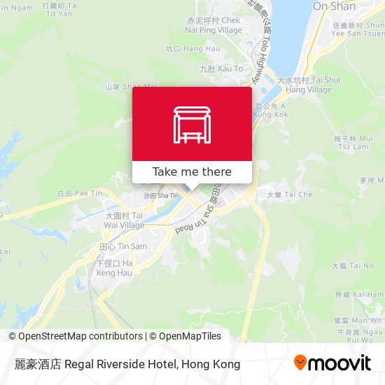 麗豪酒店 Regal Riverside Hotel map