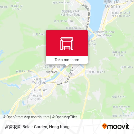 富豪花園 Belair Garden map