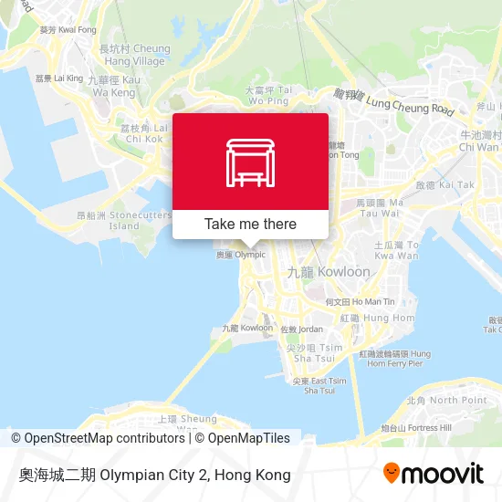 奧海城二期 Olympian City 2 map