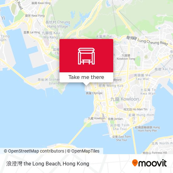 浪澄灣 the Long Beach map