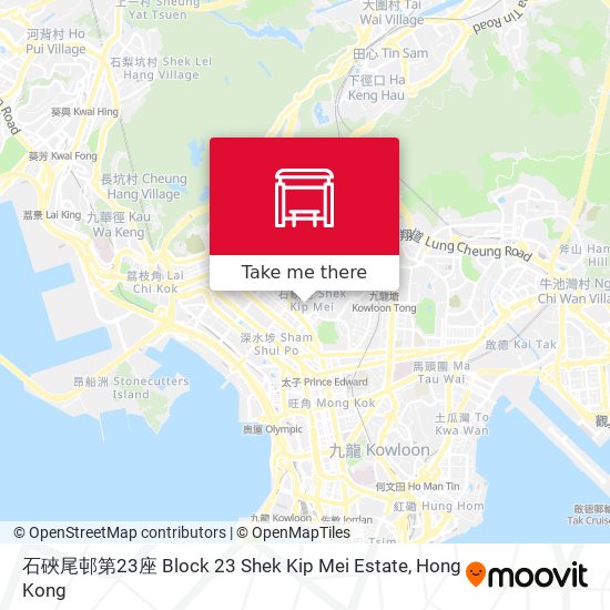 石硤尾邨第23座 Block 23 Shek Kip Mei Estate map