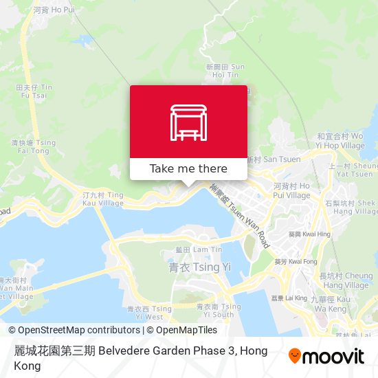 麗城花園第三期 Belvedere Garden Phase 3 map