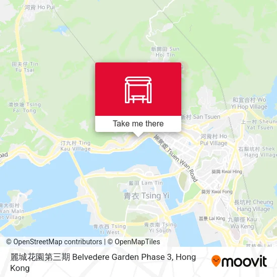 麗城花園第三期 Belvedere Garden Phase 3地圖