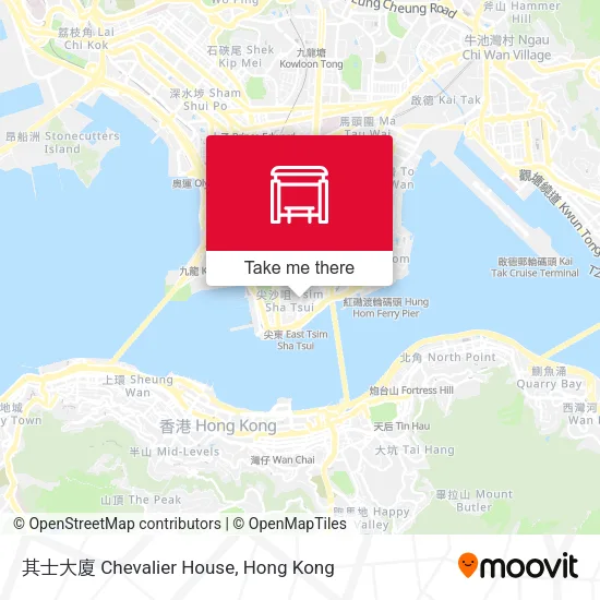 其士大廈 Chevalier House地圖
