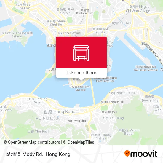 麼地道 Mody Rd. map