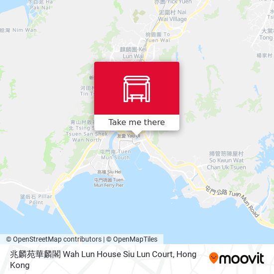 兆麟苑華麟閣 Wah Lun House Siu Lun Court map