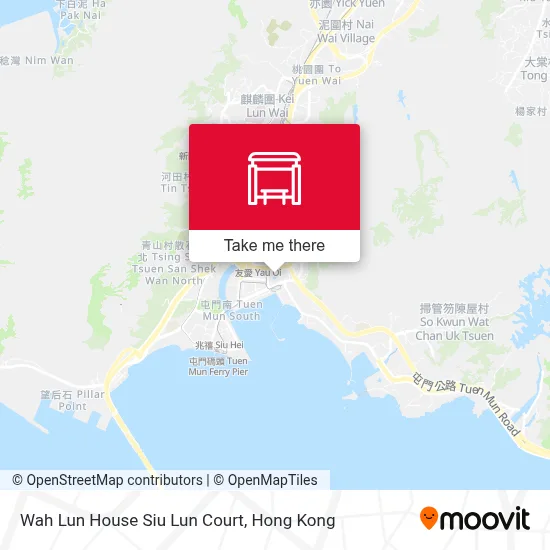 兆麟苑華麟閣 Wah Lun House Siu Lun Court map