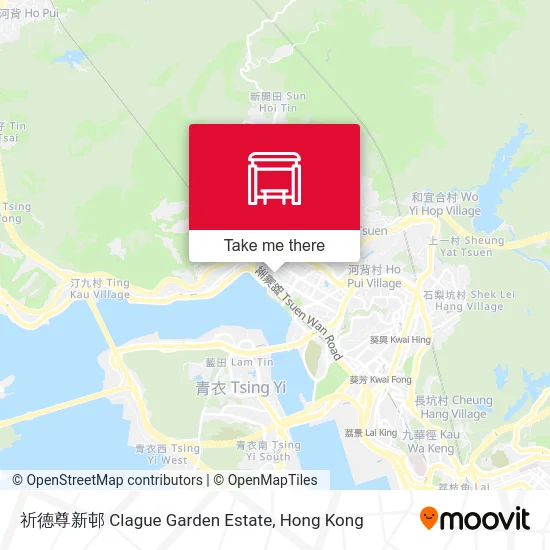 祈德尊新邨 Clague Garden Estate map