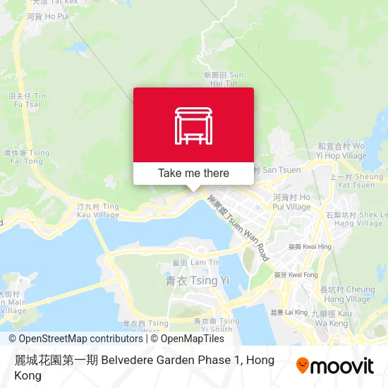 麗城花園第一期 Belvedere Garden Phase 1地圖