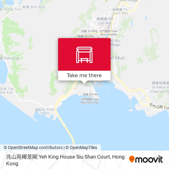 兆山苑椰景閣 Yeh King House Siu Shan Court map