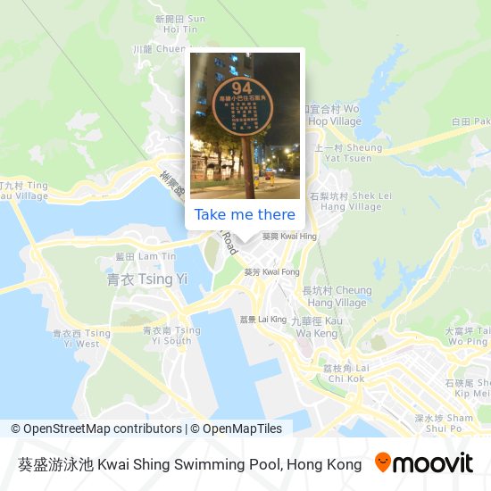 葵盛游泳池 Kwai Shing Swimming Pool map