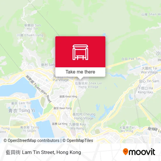 藍田街 Lam Tin Street地圖