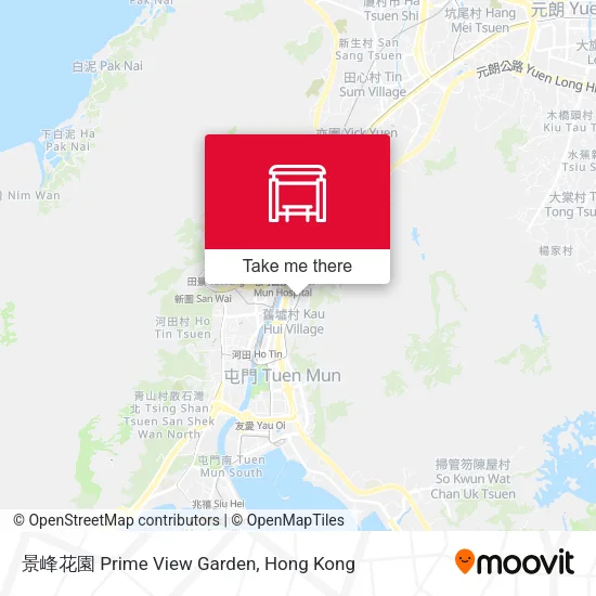 景峰花園 Prime View Garden地圖