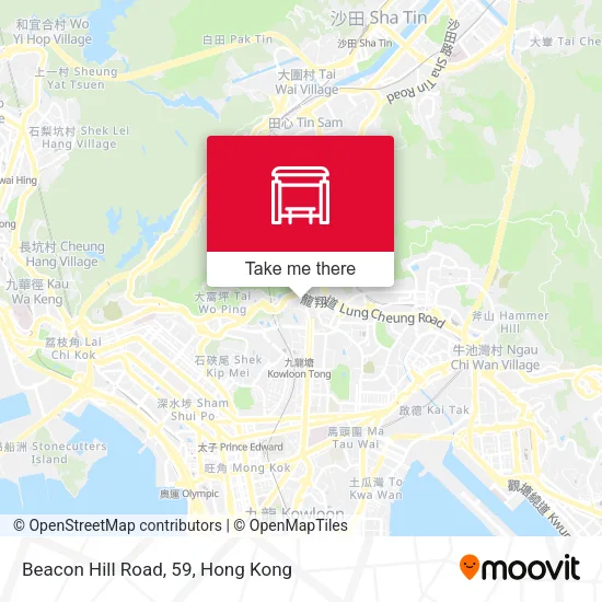 Beacon Hill Road, 59 map