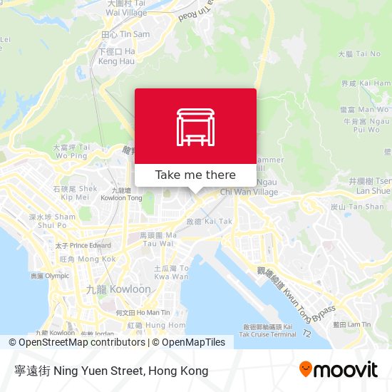 寧遠街 Ning Yuen Street map