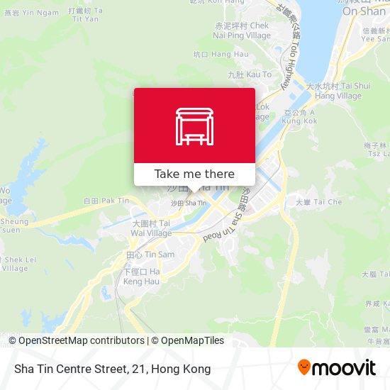 Sha Tin Centre Street, 21 map