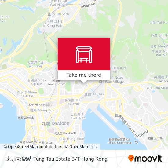 東頭邨總站 Tung Tau Estate B/T map