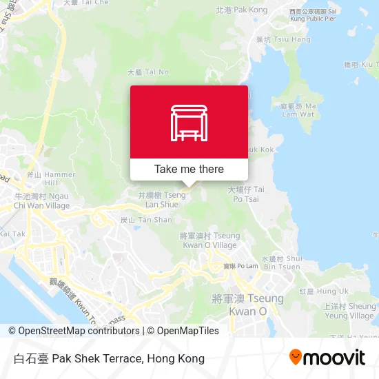 白石臺 Pak Shek Terrace地圖