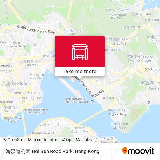 海濱道公園 Hoi Bun Road Park map