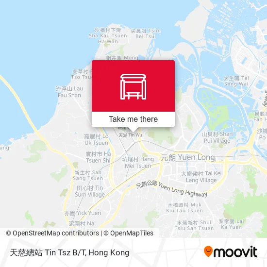 天慈總站 Tin Tsz B/T地圖