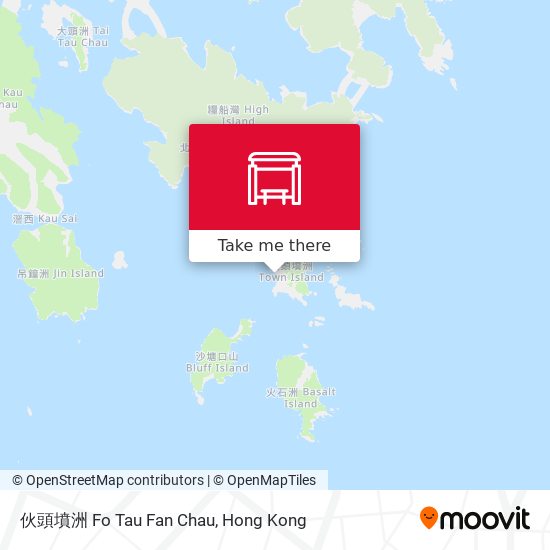 伙頭墳洲 Fo Tau Fan Chau map