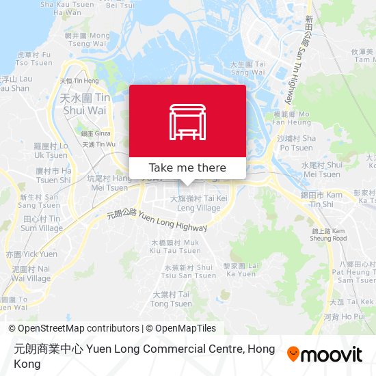 元朗商業中心 Yuen Long Commercial Centre map
