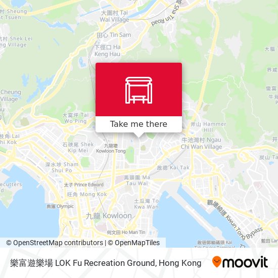 樂富遊樂場 LOK Fu Recreation Ground map