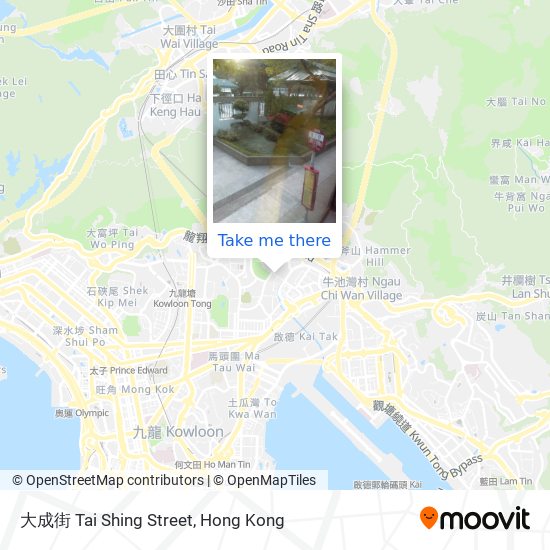 大成街 Tai Shing Street map