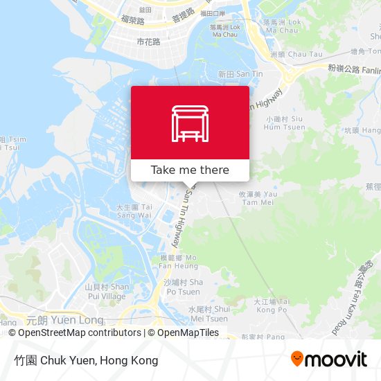 竹園 Chuk Yuen地圖