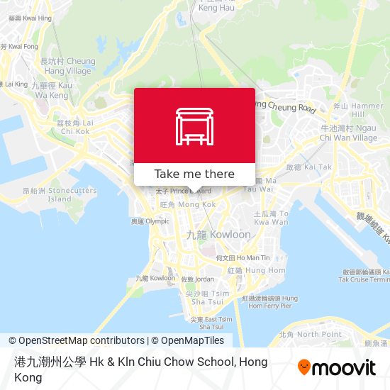 港九潮州公學 Hk & Kln Chiu Chow School map