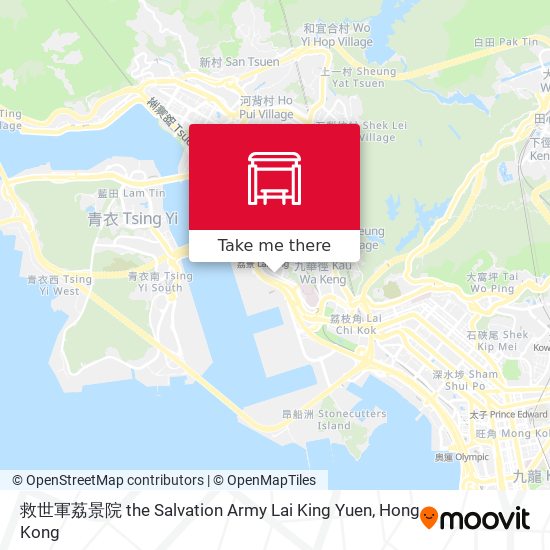 救世軍荔景院 the Salvation Army Lai King Yuen map