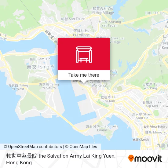 救世軍荔景院 the Salvation Army Lai King Yuen map