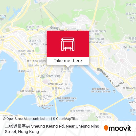 上鄉道長寧街 Sheung Keung Rd. Near Cheung Ning Street map