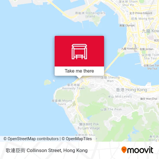 歌連臣街 Collinson Street map