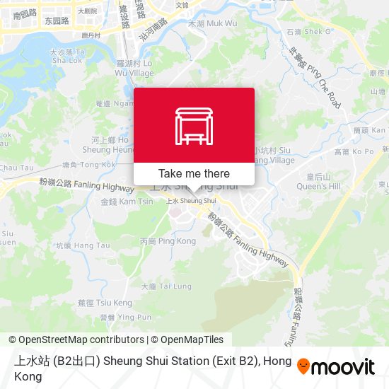 上水站 (B2出口) Sheung Shui Station (Exit B2) map