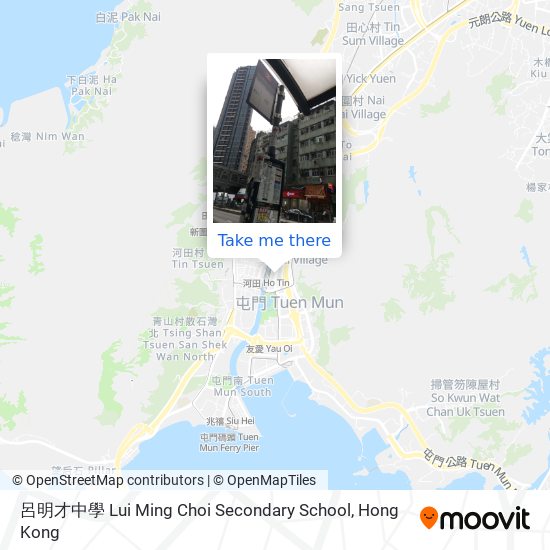 呂明才中學 Lui Ming Choi Secondary School map