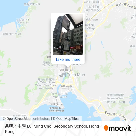 呂明才中學 Lui Ming Choi Secondary School map