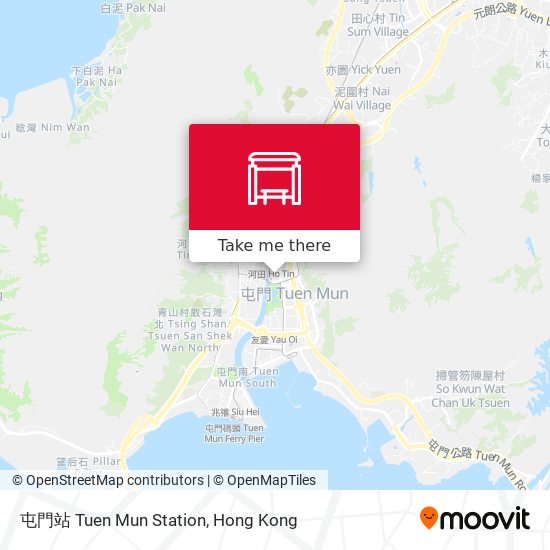 屯門站 Tuen Mun Station map