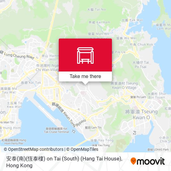 安泰(南)(恆泰樓) on Tai (South) (Hang Tai House)地圖