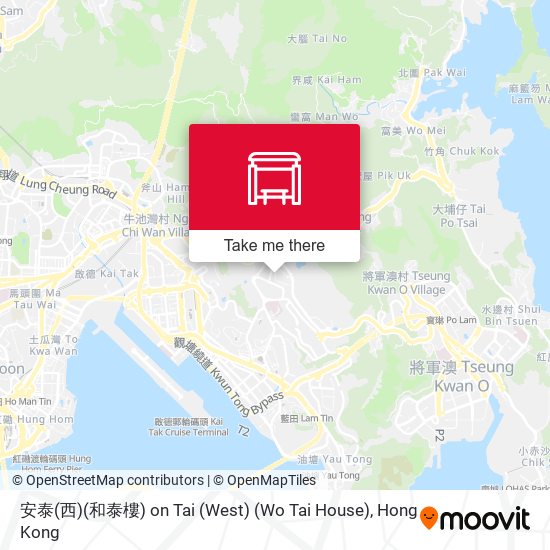 安泰(西)(和泰樓) on Tai (West) (Wo Tai House) map