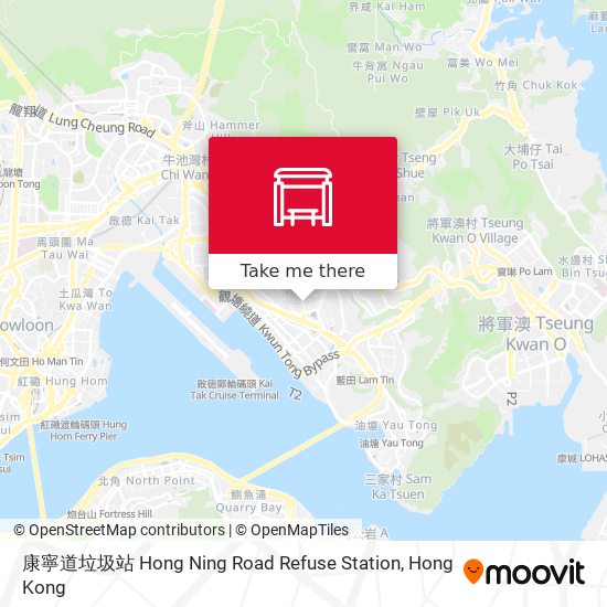 康寧道垃圾站 Hong Ning Road Refuse Station地圖