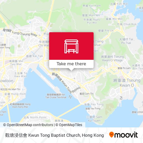 觀塘浸信會 Kwun Tong Baptist Church map