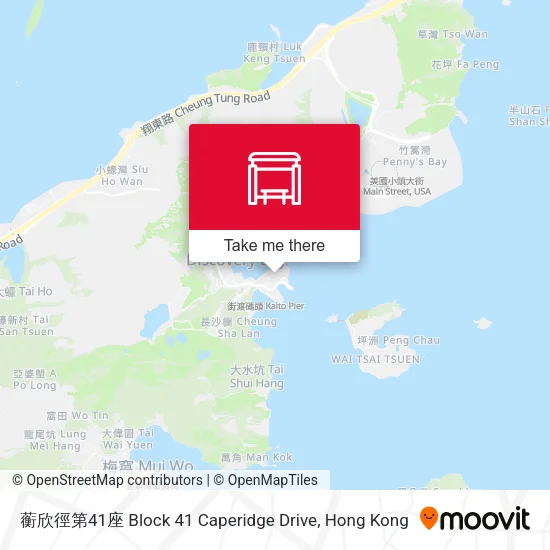 蘅欣徑第41座 Block 41 Caperidge Drive地圖
