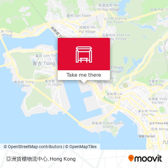 亞洲貨櫃物流中心 map