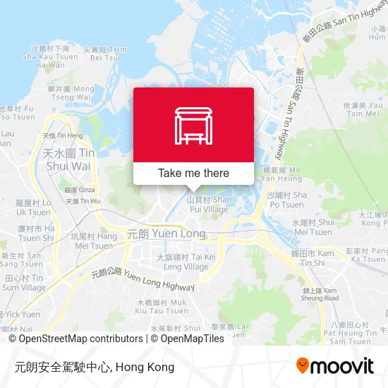 元朗安全駕駛中心地圖