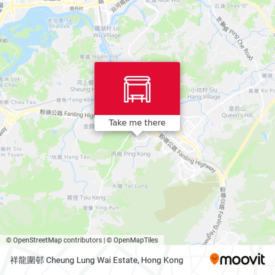 祥龍圍邨 Cheung Lung Wai Estate map