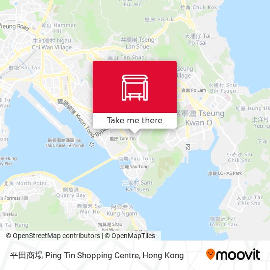 平田商場 Ping Tin Shopping Centre map